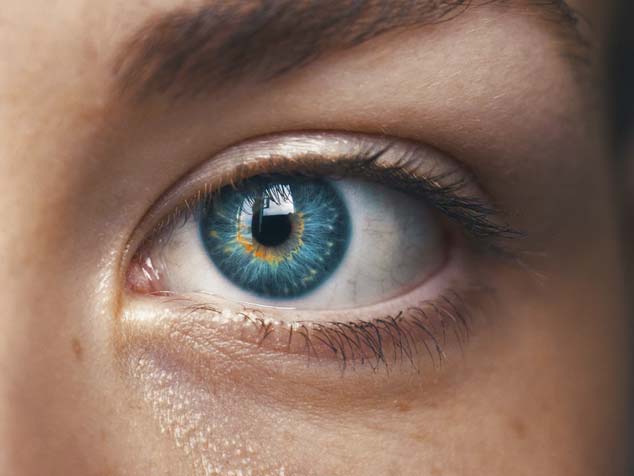 A person with blue eyes and past history of solar keratosis is in medium risk for skin cancer