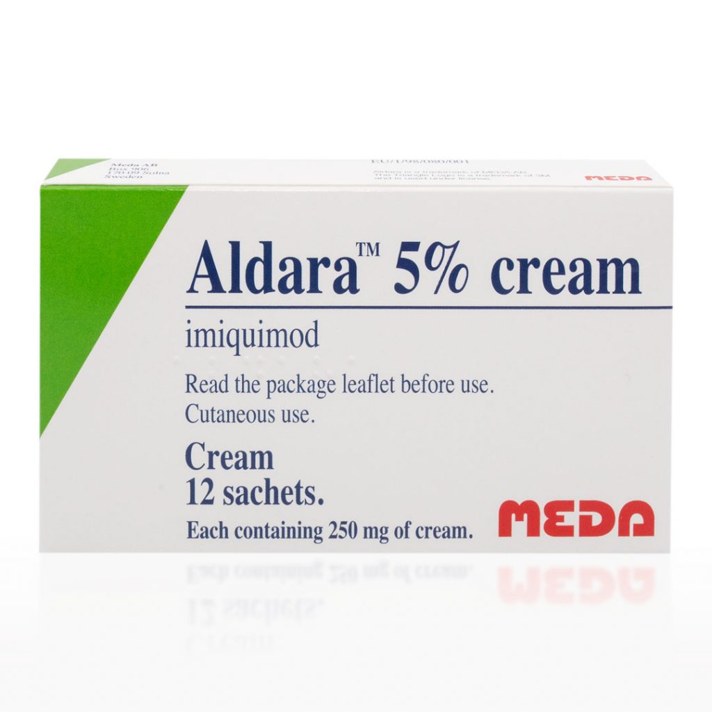 Aldara (Imiquimod) topical cream for skin cancer