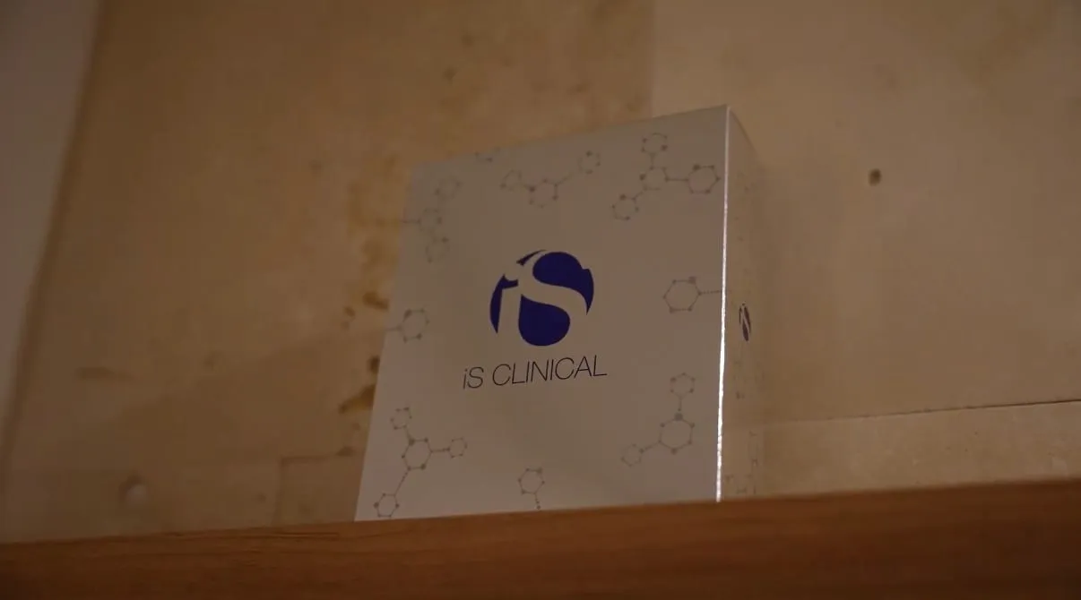 iS Clinical medical-grade skincare on a stone shelf at The Skin Doctor, Ivanhoe